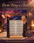 "On the Wings of a Butterfly" by LeBron Keener - Dolly Tribute Poem Metal Print with Stand (6" x 8")