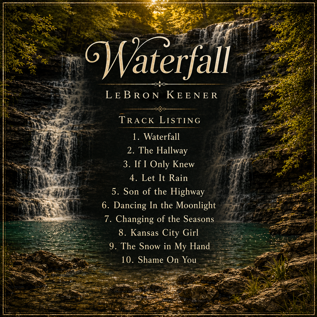 Waterfall, LeBron Keener – Signed Debut Album CD