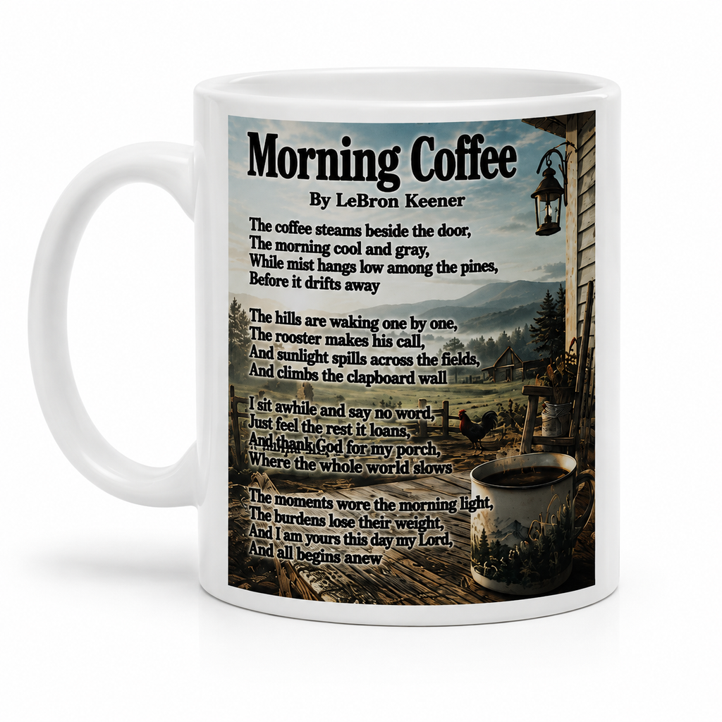 Poetry Mug "Morning Coffee"